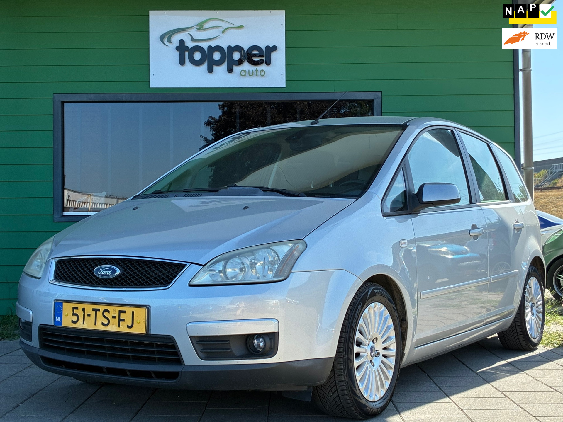 Ford Focus C-max 1.8-16V Futura|Automaat|Climatronic|Trekhaak|NAP| 2007 - voorkant