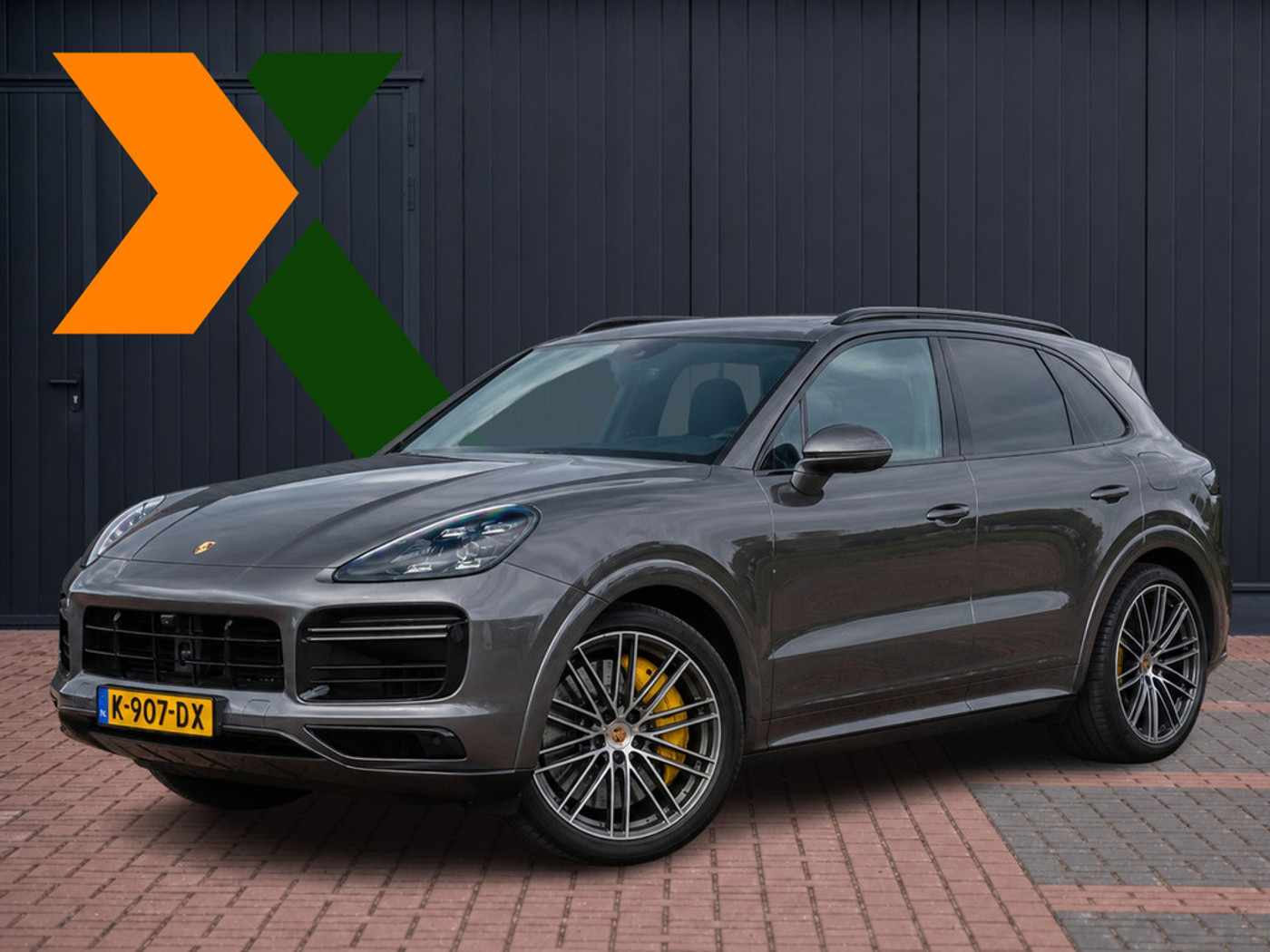 Porsche Cayenne Turbo S E-hybrid 4.0 Turbo S E-Hybrid 680 pk | Org NL | Carbon | Achterasbesturin 2020 - voorkant