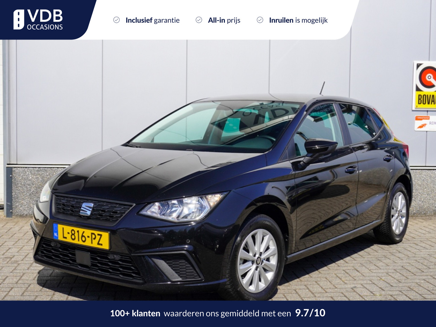 Seat Ibiza 1.0 TSI St. Bns. Intense 95pk Camera | CarPlay | NAP | Park. sensoren | Clima 2021 - voorkant