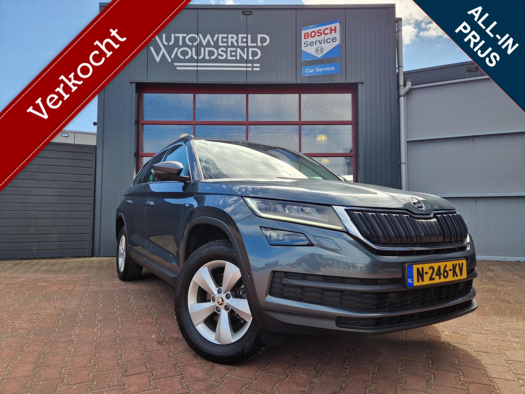 Skoda Kodiaq 1.5 TSI Business Edition 12 MND BOVAG GAR|NAVI|CAMERA|TREKHAAK|STUURWIELVERW|STOELVERW|LMV 2021 - voorkant
