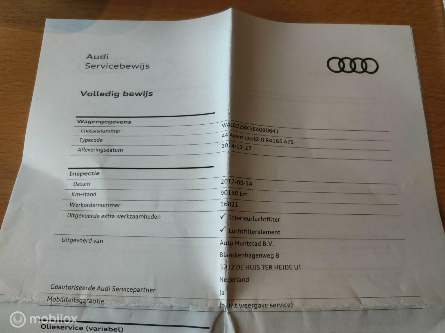 Foto van Audi A4 Avant