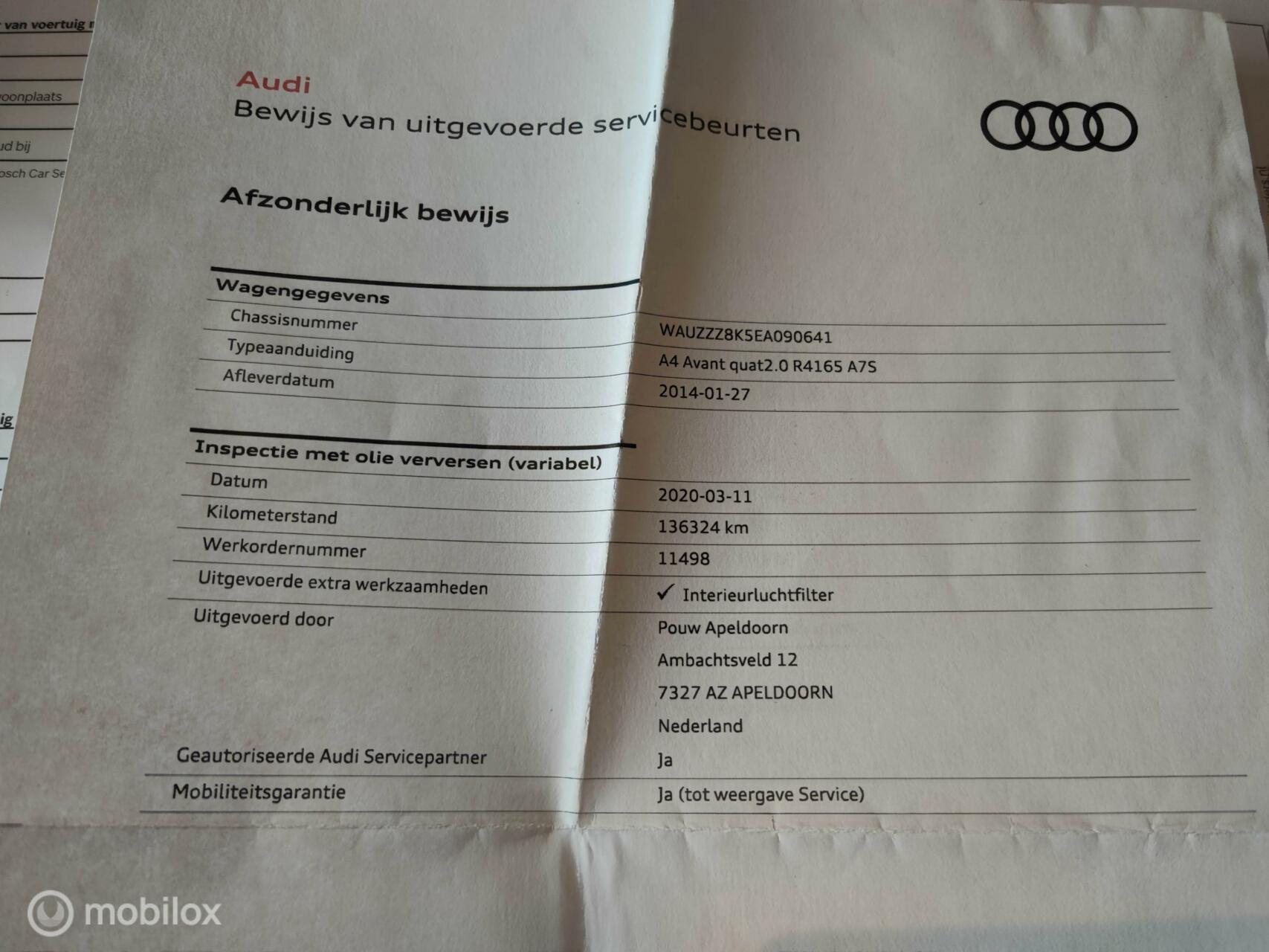 Foto van Audi A4 Avant