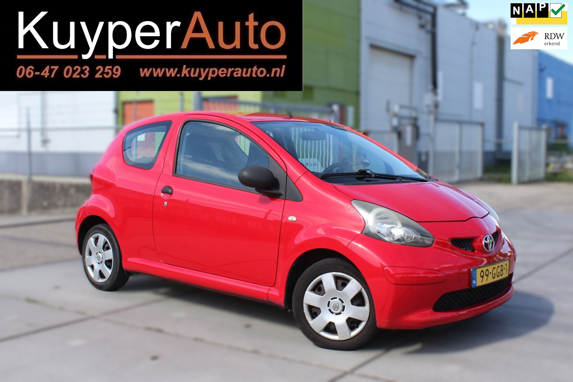 Toyota Aygo 1.0-12V | 160.004 km | Zuinig & Betrouwbaar! 2008 - voorkant