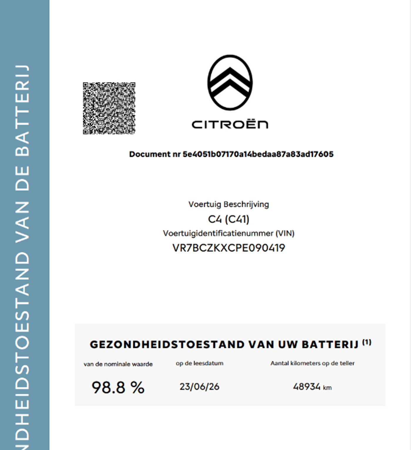 Foto van Citroen E-c4