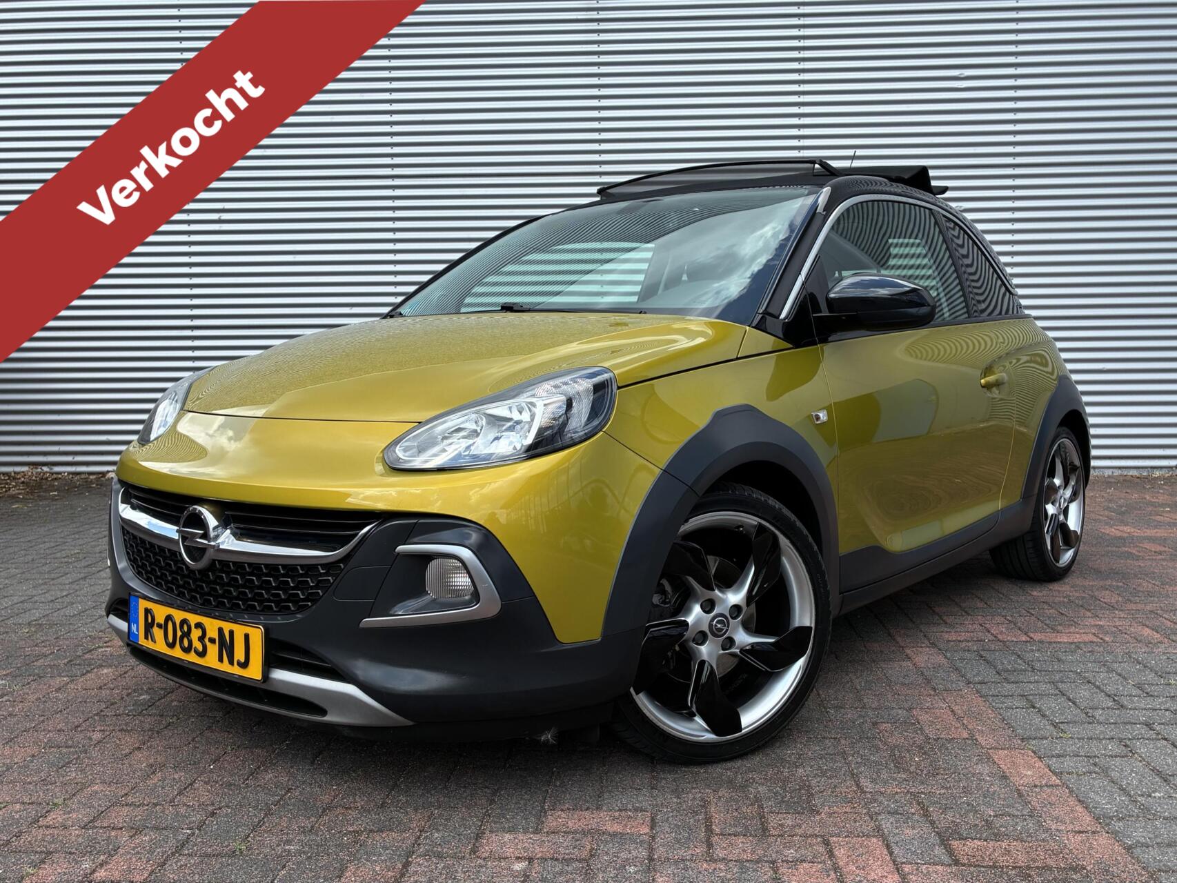 Opel Adam 1.0 Turbo Rocks Cabrio Cruise Led Navi Pdc Leer 16 Eerste Eigenaar Perfecte Staat 2016 - voorkant