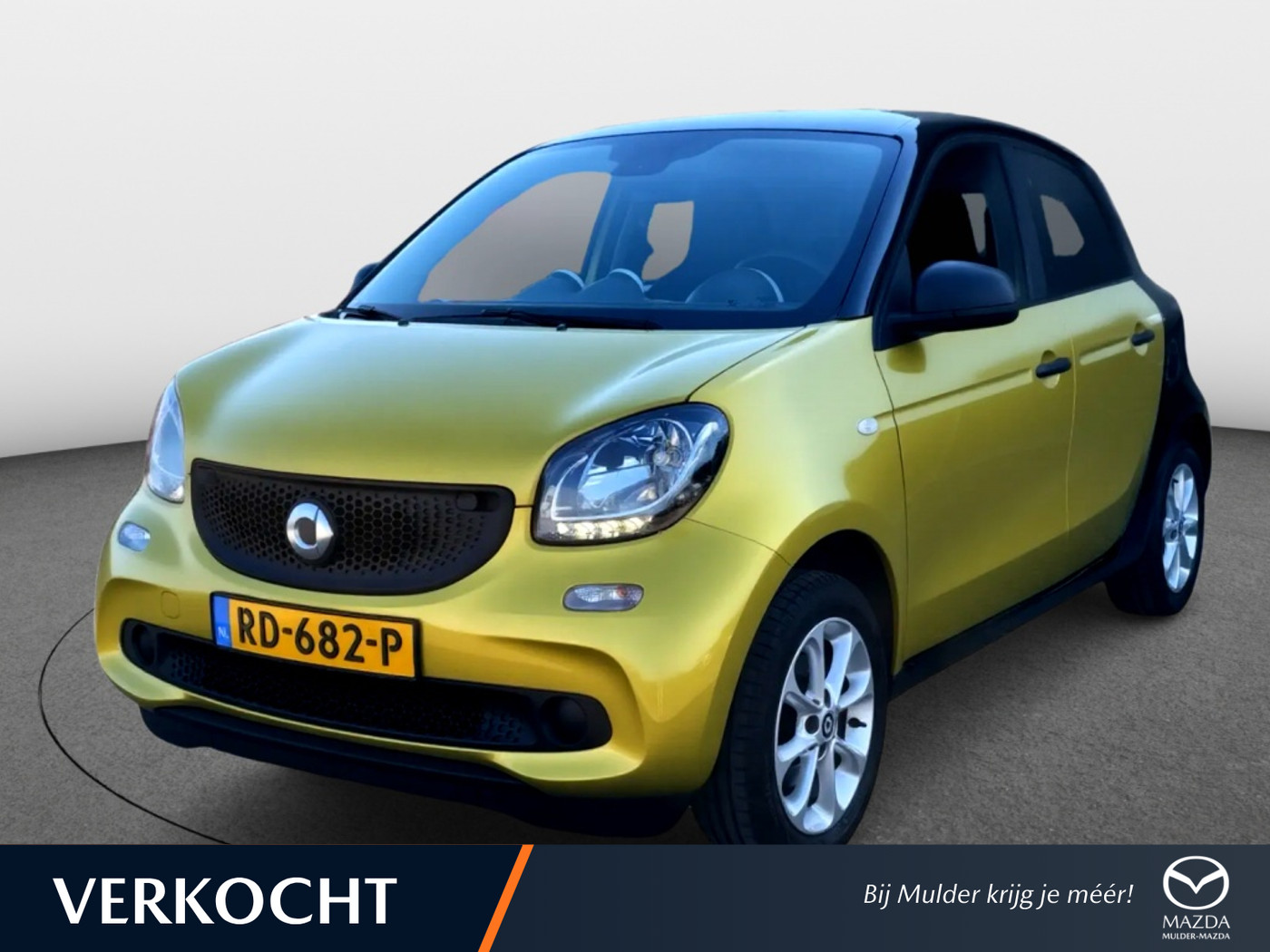 Smart Forfour 1.0 Pure | Comfort pack | Cool & audio 2017 - voorkant