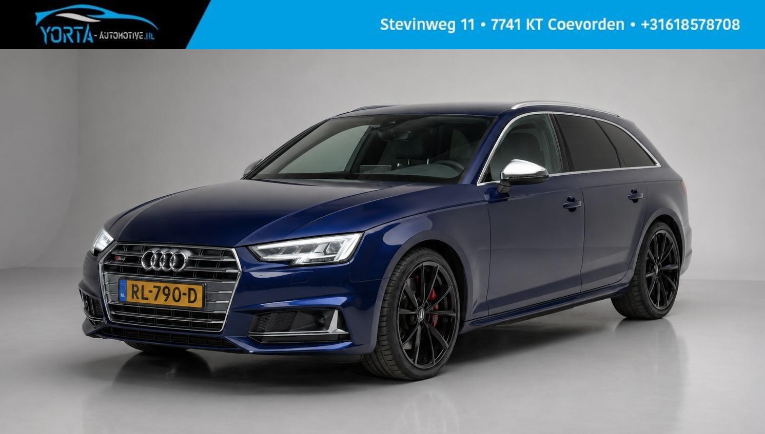 Audi S4 Avant 3.0 TFSI Quattro|Carbon|PANO|Trekhaak 2017 - voorkant