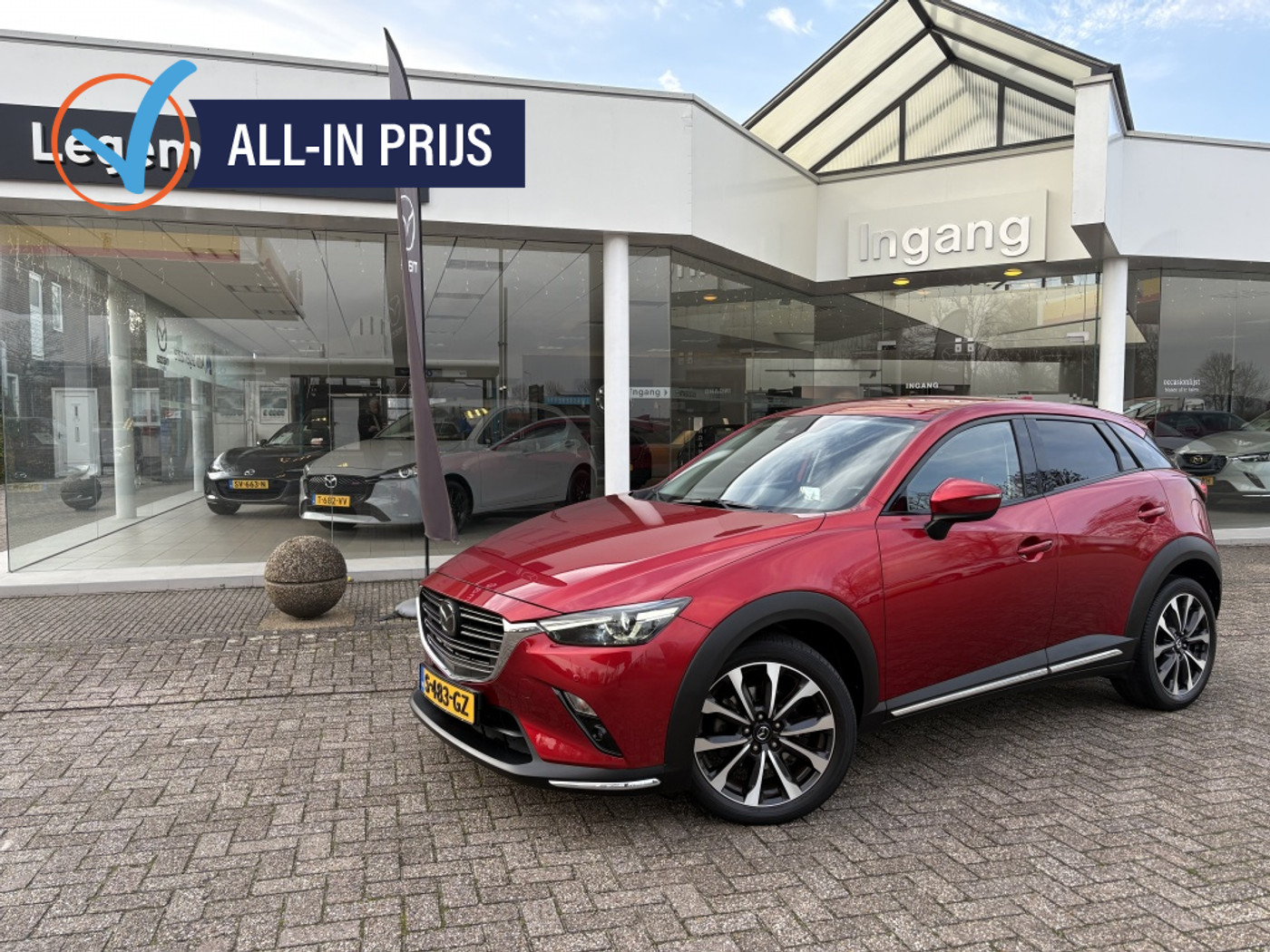 Mazda Mazda Cx-3 2.0 SAG 120 GT-M Leather Pack 100% dealeronderhouden 2019 - voorkant