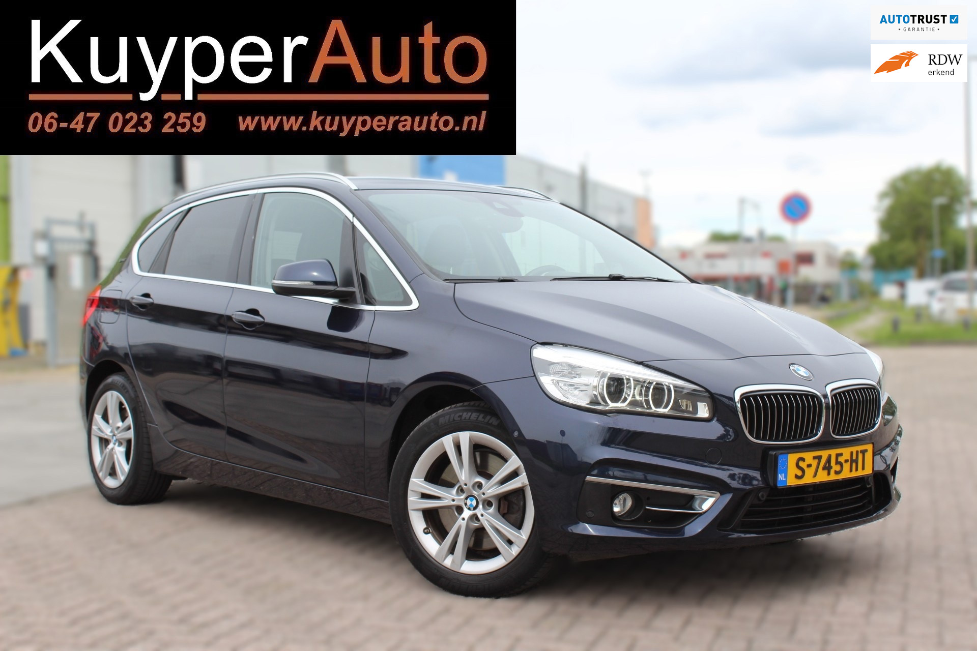 BMW 225xe Iperformance 225xe iPerformance High Executive NETTE  HYBRIDE 2018 - voorkant