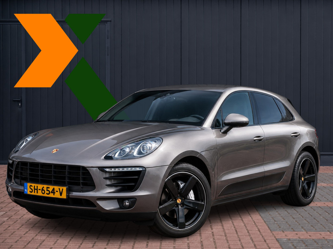 Porsche Macan S 3.0 S 400pk AWD | Luchtvering | Volleder | Carbon pack in-exteri 2015 - voorkant