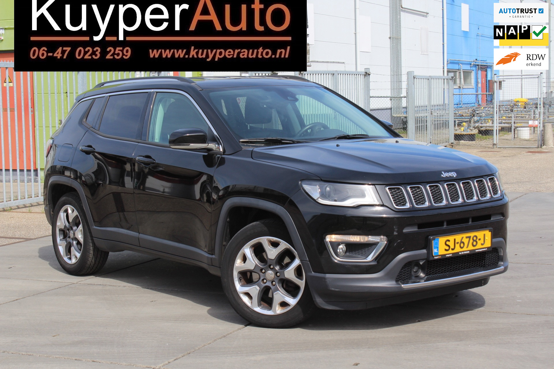 Jeep Compass 1.4 MultiAir Opening Edition Plus trekhaak leder multimedia Keyless 2018 - voorkant