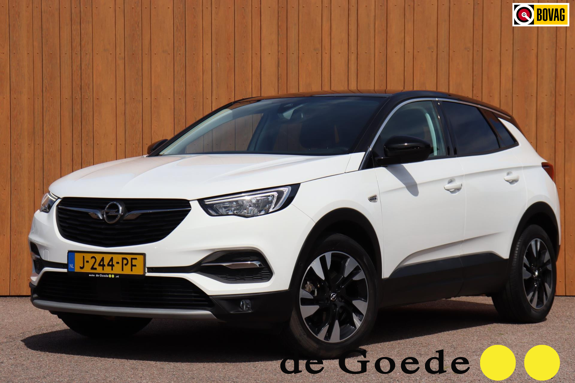 Opel Grandland X 1.2 Turbo Innovation org.NL el.klep comfortstoelen+vw camera 2020 - voorkant