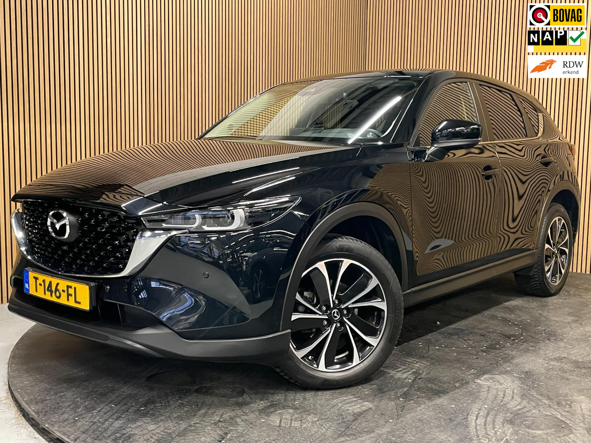 Mazda Cx-5 2.0 e-SkyActiv-G M Hybrid 165 Advantage|AUTOMAAT|TREKHAAK|360 CAMERA|CARPLAY|STOEL+STUURVERW|KEYLESS|NL-AUTO|NAP|IN BTW 2023 - voorkant