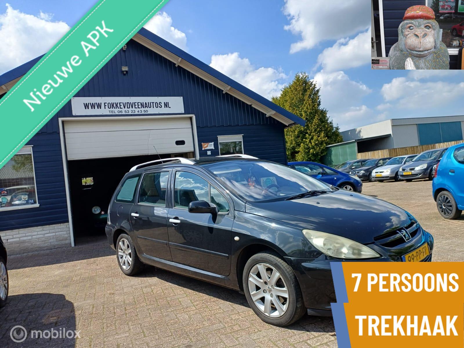 Peugeot 307 2.0 16V Garantie,, en alle inruil mogelijk. 2004 - voorkant