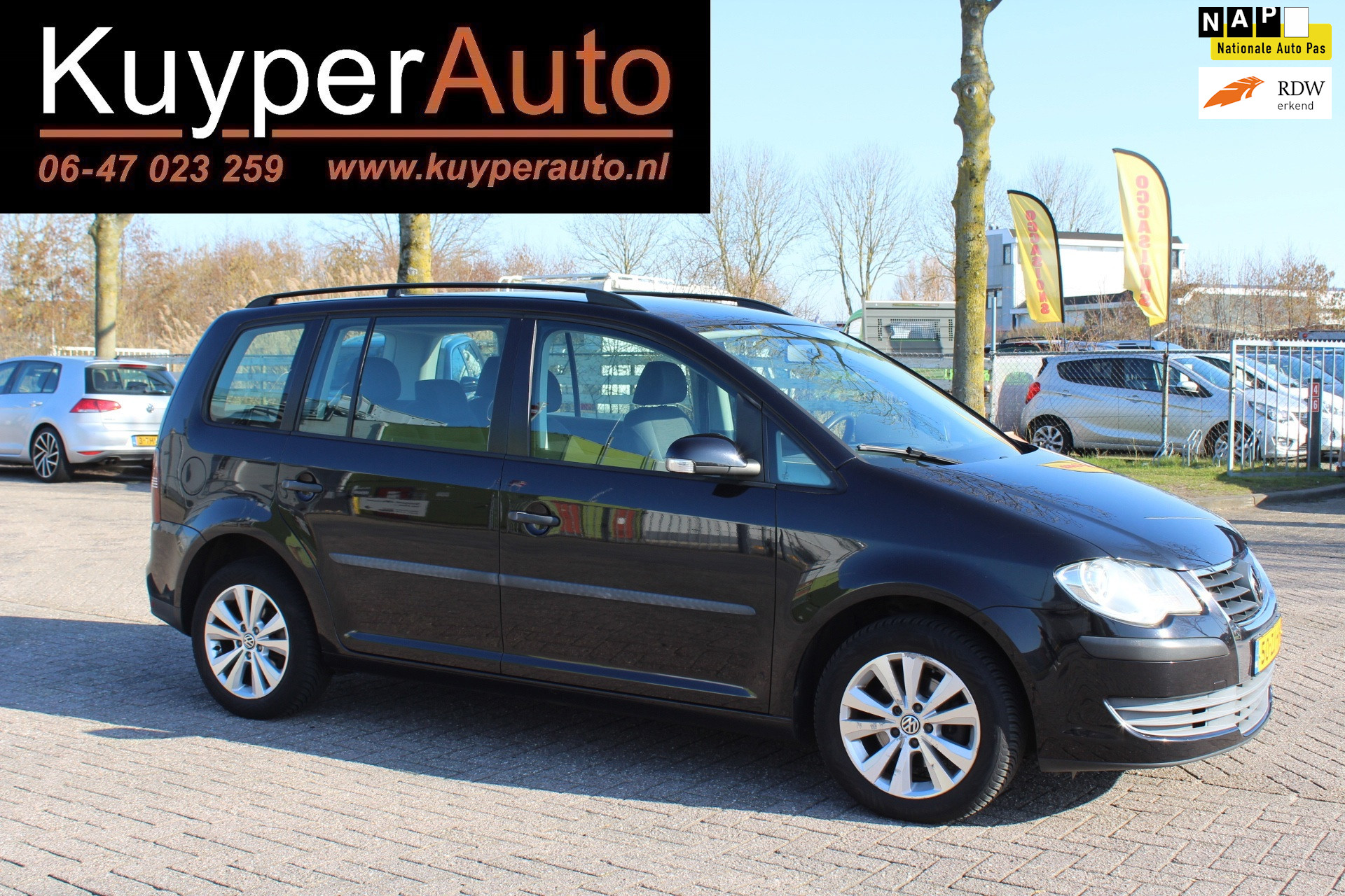 Volkswagen Touran 1.4 TSI Optive goed onderhouden distr set recent verv 2008 - voorkant
