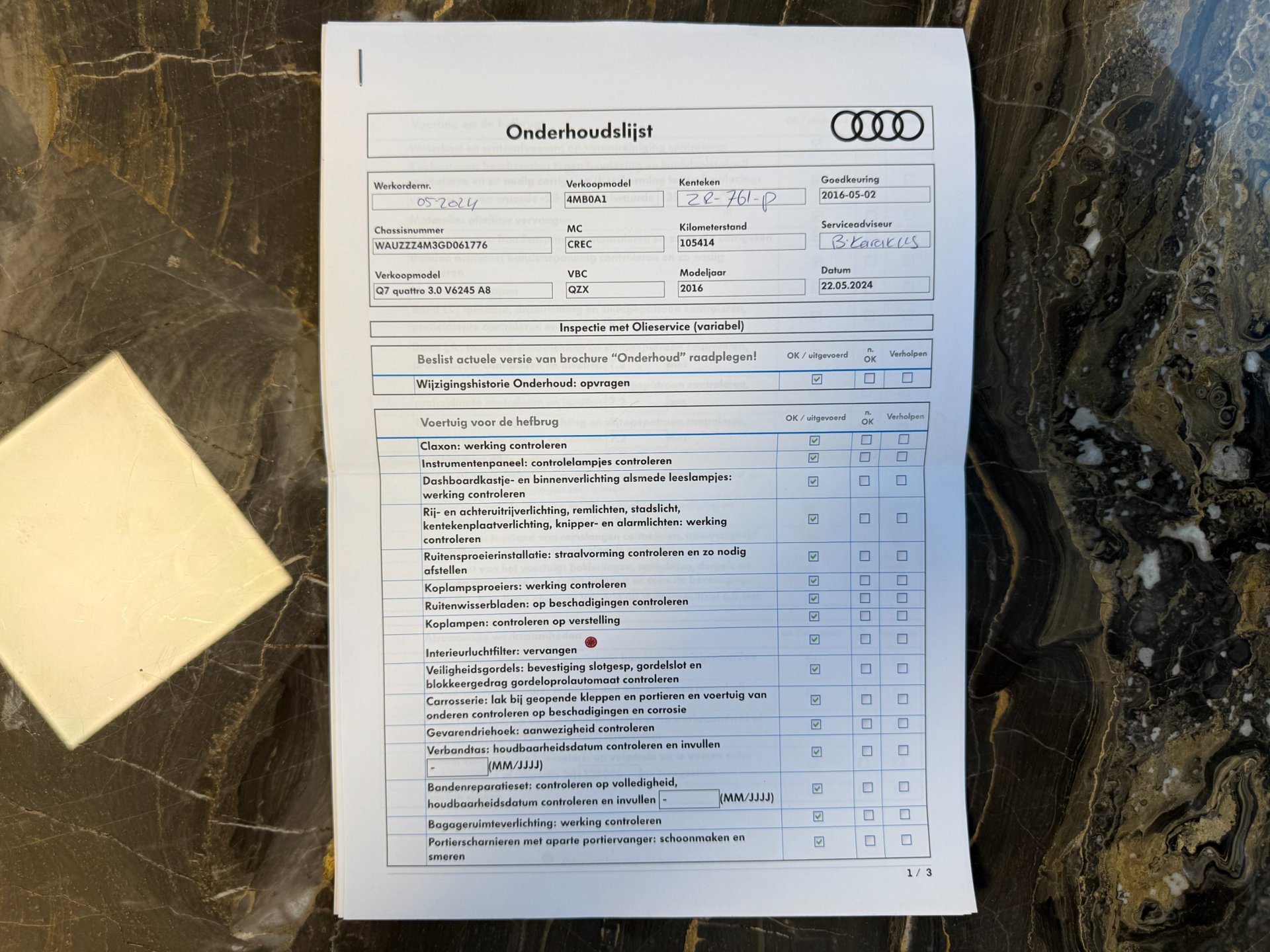Foto van Audi Q7