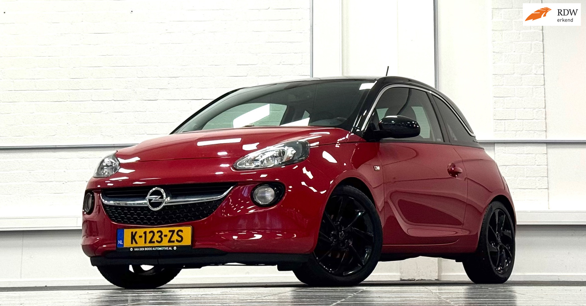 Opel Adam 1.4 Bi-Fuel Jam Winter&Black pack Leder pakket CruiseControl 2017 - voorkant