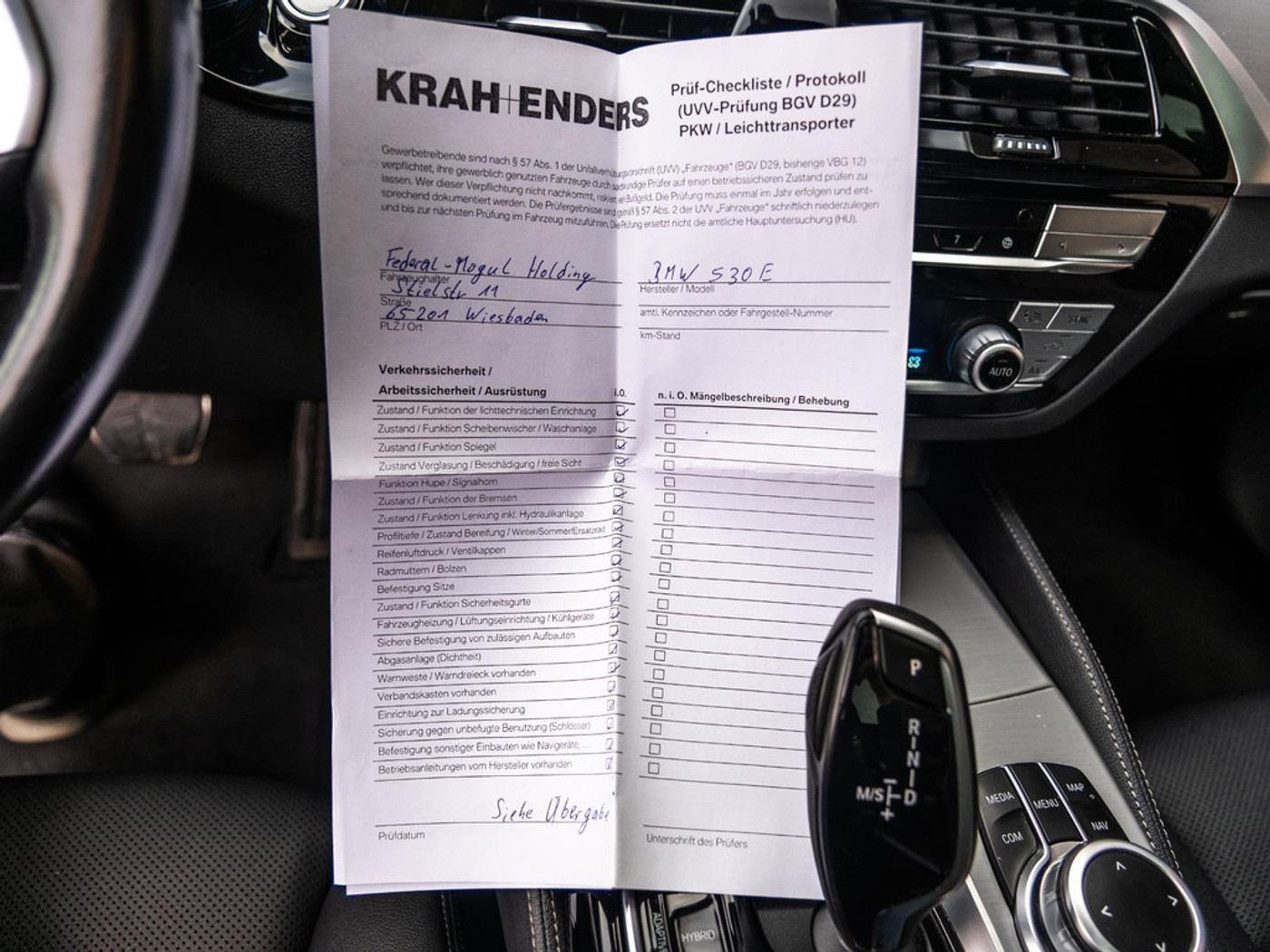 Foto van BMW 530e xDrive