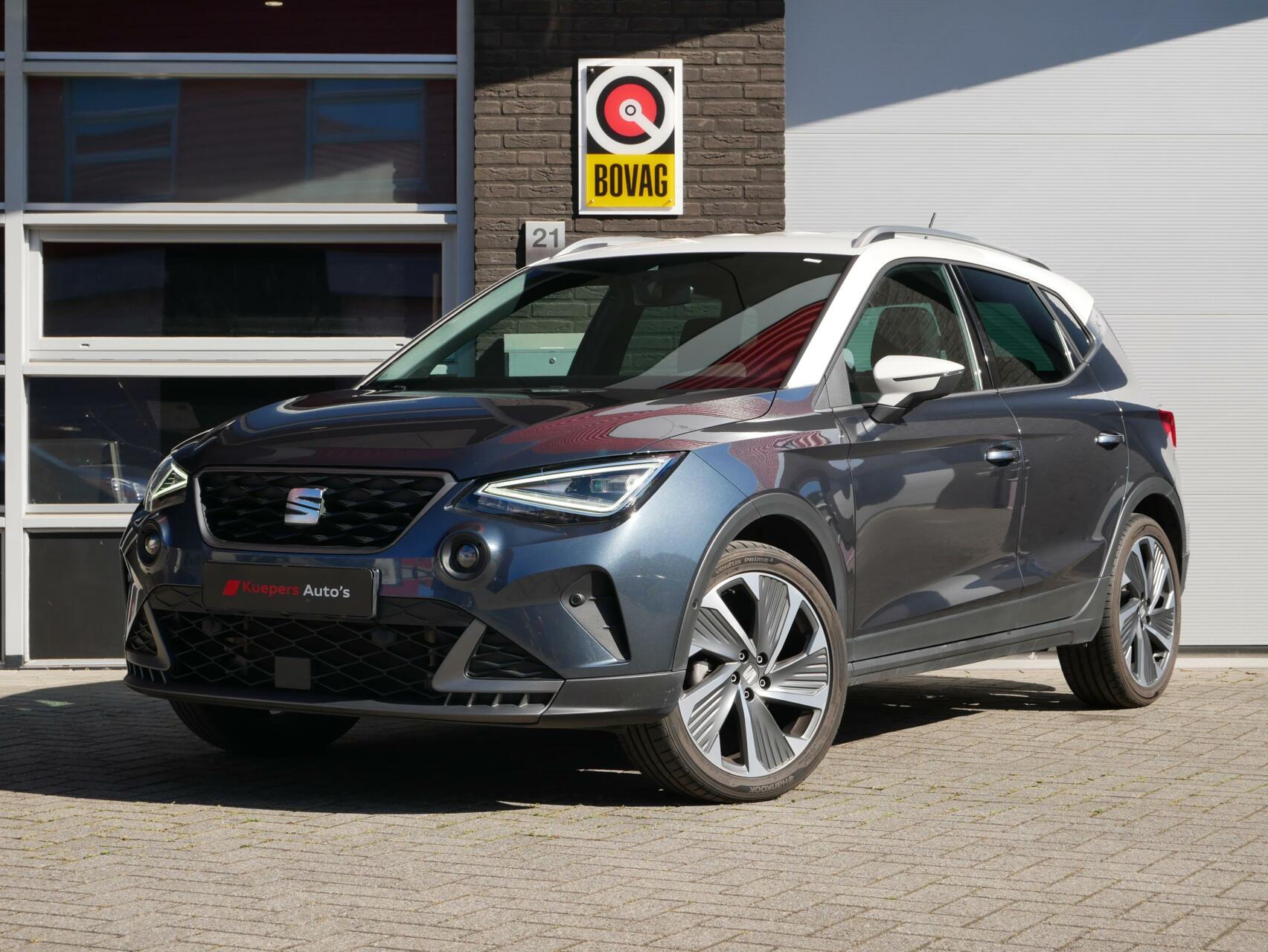 Seat Arona 1.5 TSI EVO FR Facelift| Camera| Navi+BT| Trekhaak 2022 - voorkant