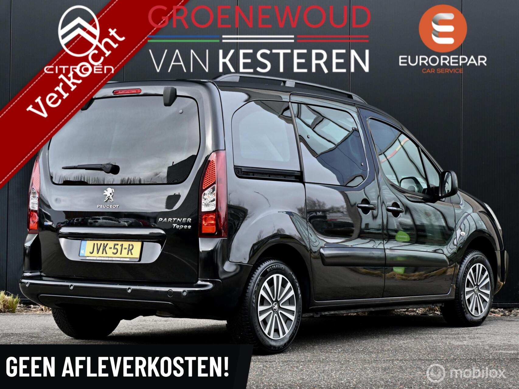 Peugeot Partner Tepee 110pk Active I Navi I Cruise I 2018 - voorkant