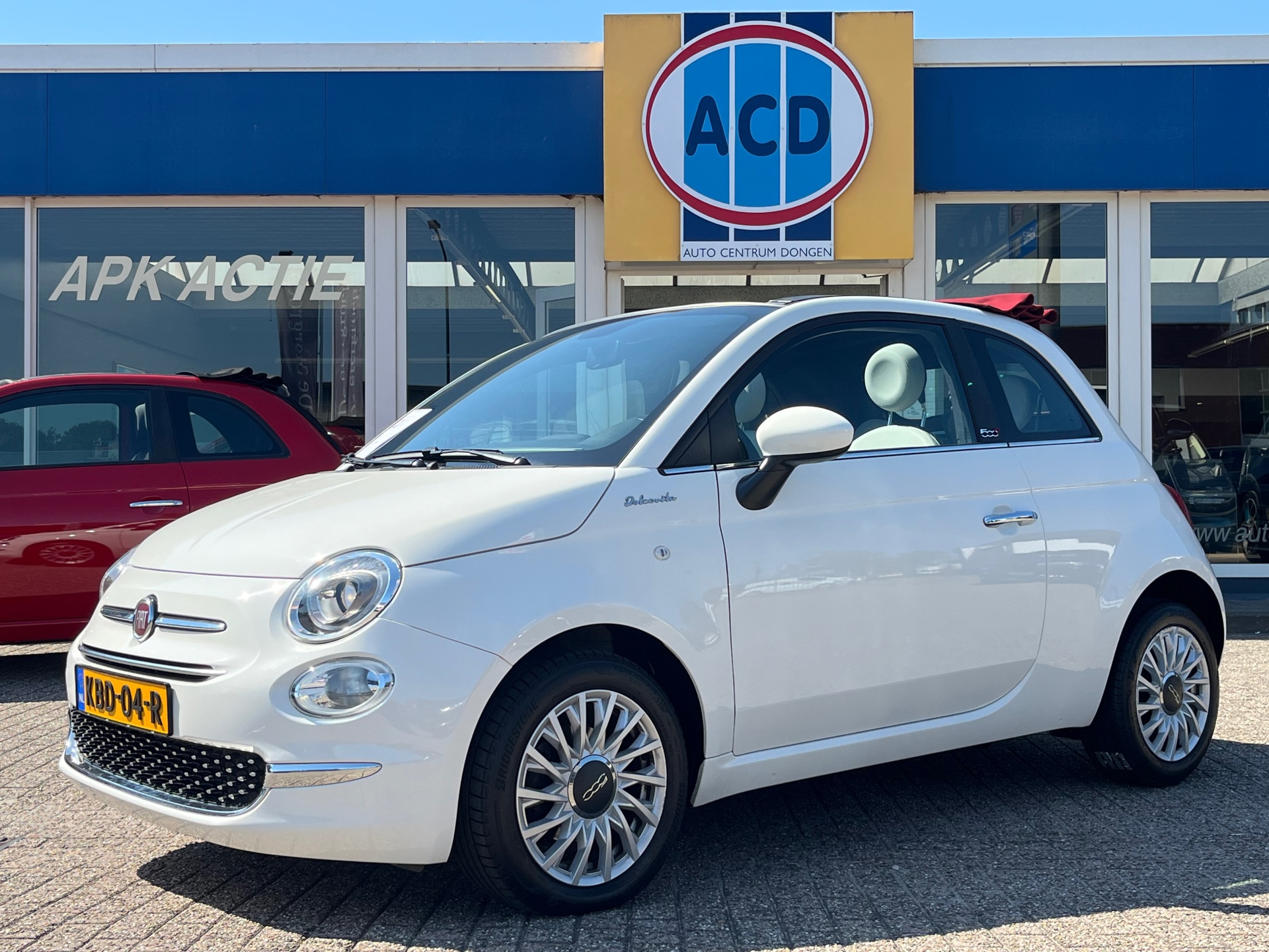 Fiat 500 C Cabrio 1.0 Hybrid Dolcevita | Carplay | Climatecontrol | Cruisecontrol | 2022 - voorkant