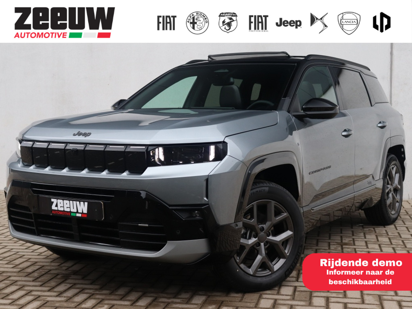 Jeep Compass 1.2 e-Hybrid 145 PK First Edition | Schuifdak | Premium Pack | 3 2026 - voorkant