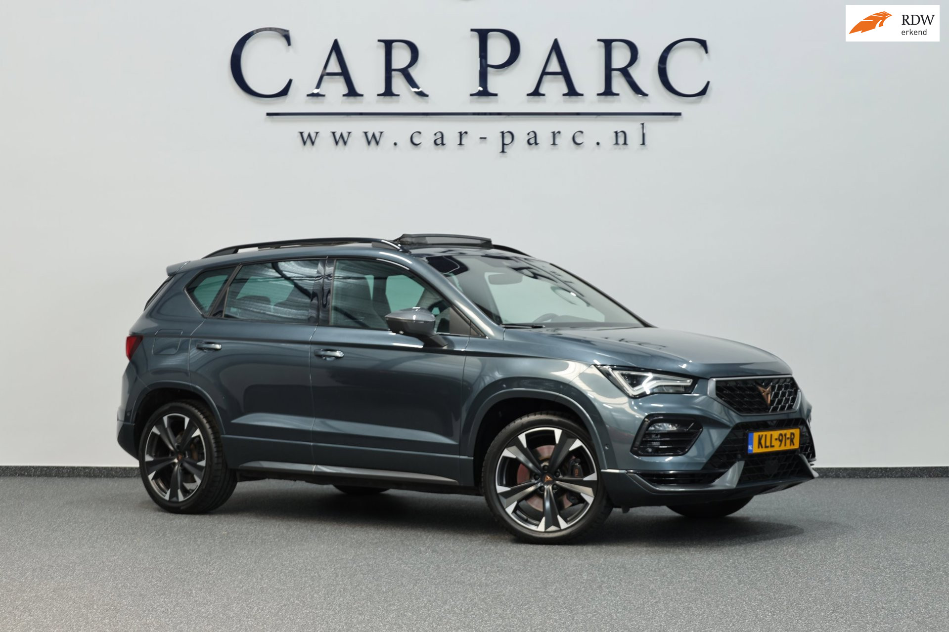 Seat Cupra Ateca 2.0 TSI 4DRIVE 300+PK FACELIFT/VIRTUAL/SFEER/BEATS/PANO/KUIP+ALCANTARA+S.VERWARMING/19" LMV/CAM/ACC/12 MDN GARANTIE! 2020 - voorkant