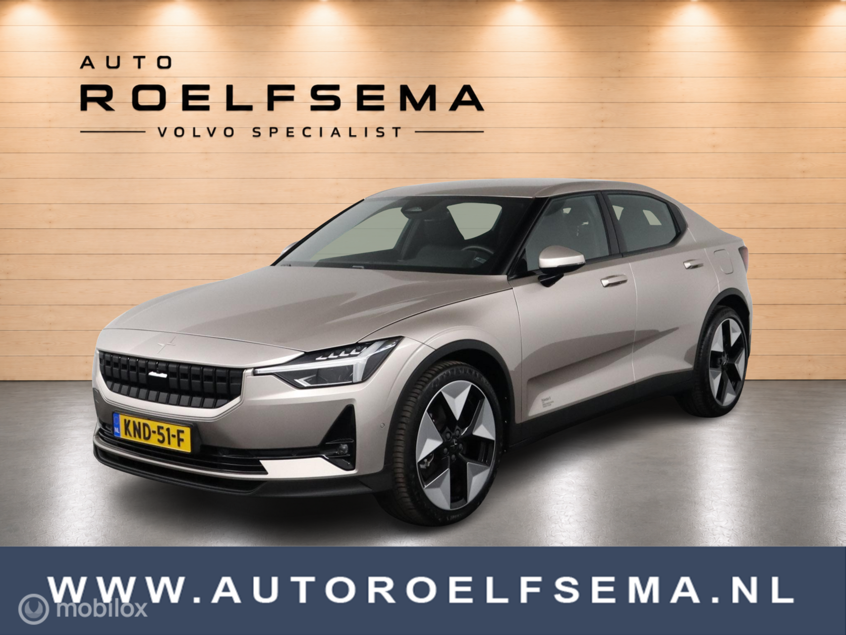 Polestar Polestar 2 Long Range Single Motor 78 kWh | Adaptive Cruise | 360 Camera | 20" Velgen | Keyless | Blind Spot | Stoelverwarming | Unieke km stand 2022 - voorkant