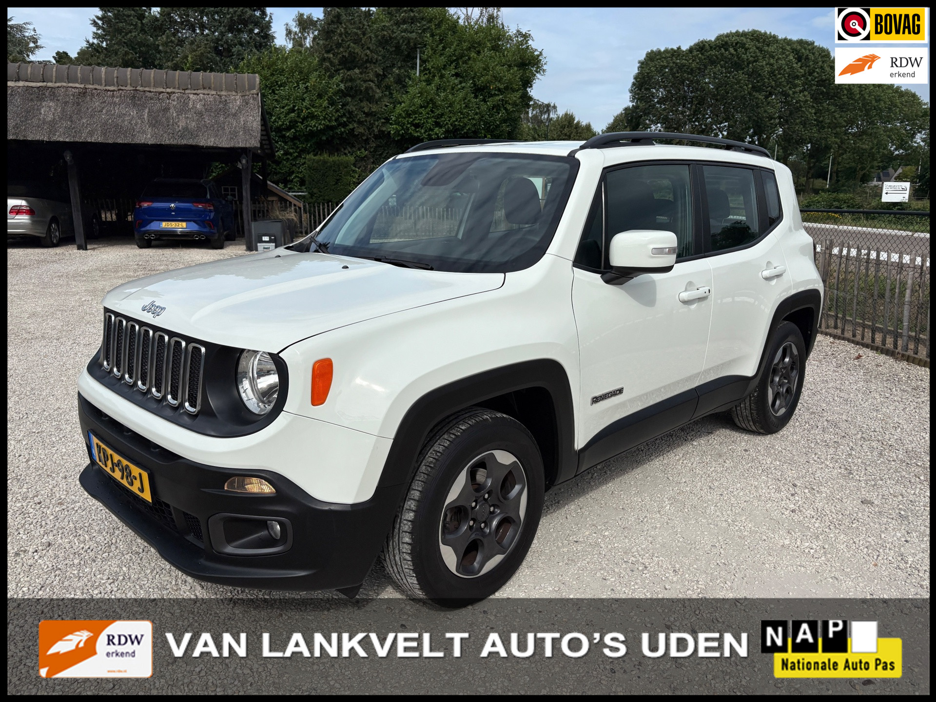Jeep Renegade 1.4T 140pk Longitude Stoelverw. Keyless, Navi 2018 - voorkant