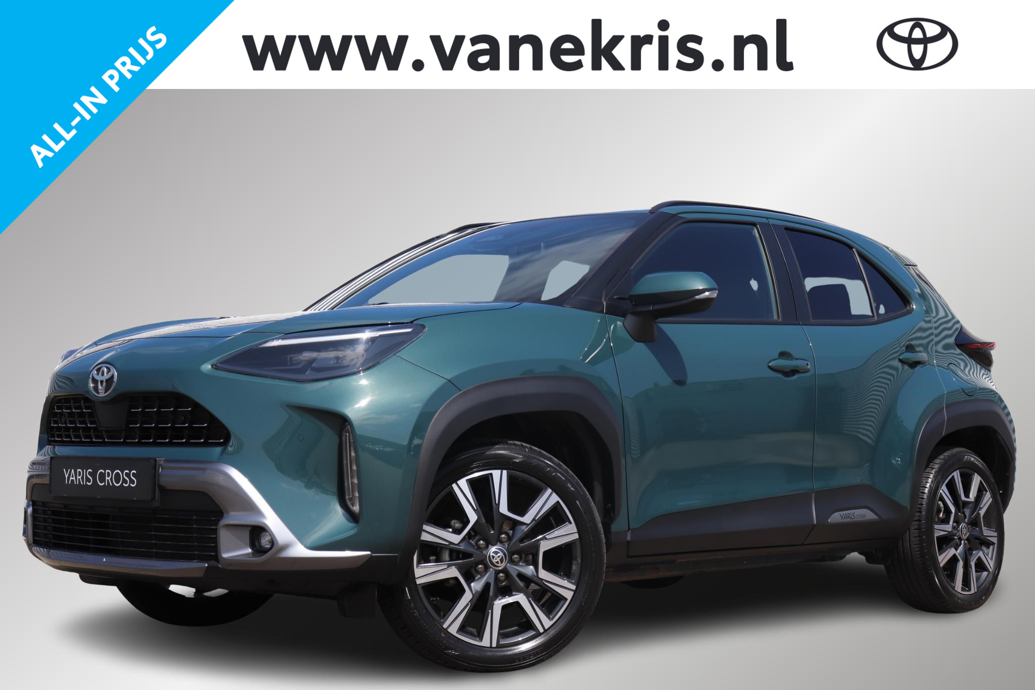Toyota Yaris Cross 1.5 Hybrid 130 Executive, Blind Spot, Half Leder 2025 - voorkant