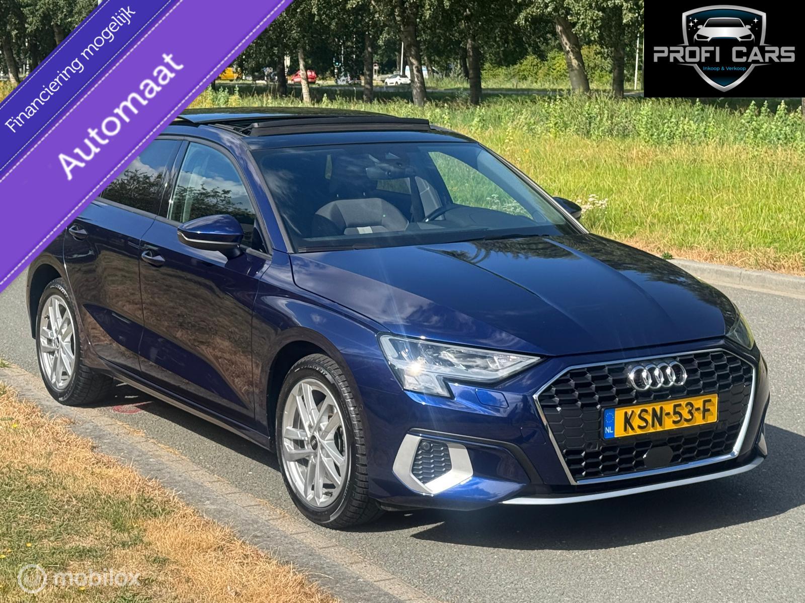 Audi A3 Sportback 40 TFSI e Pano Klima Carplay 2021 - voorkant