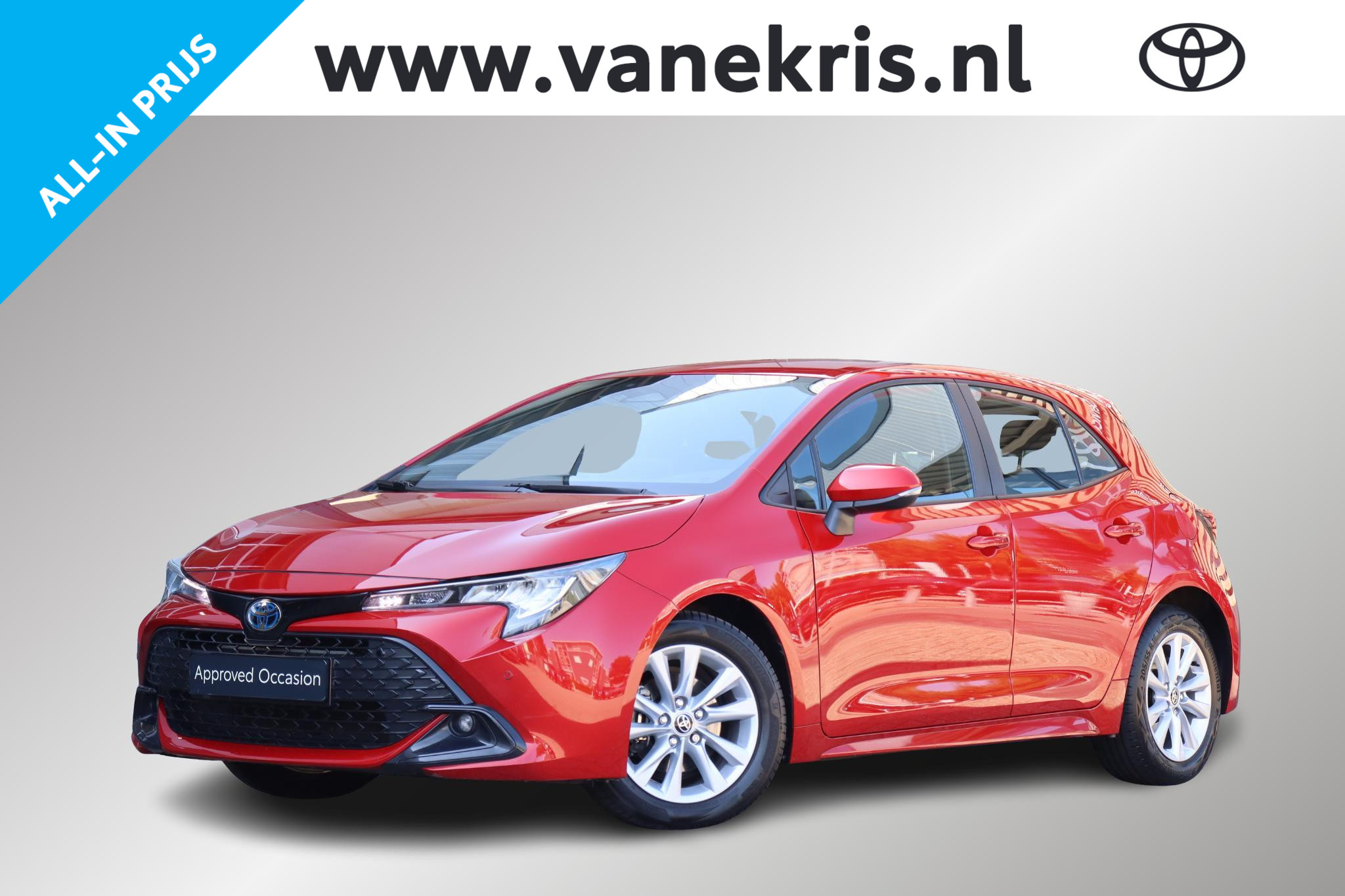 Toyota Corolla Hybrid 140 Dynamic, 1e Eigenaar, BSM 2023 - voorkant