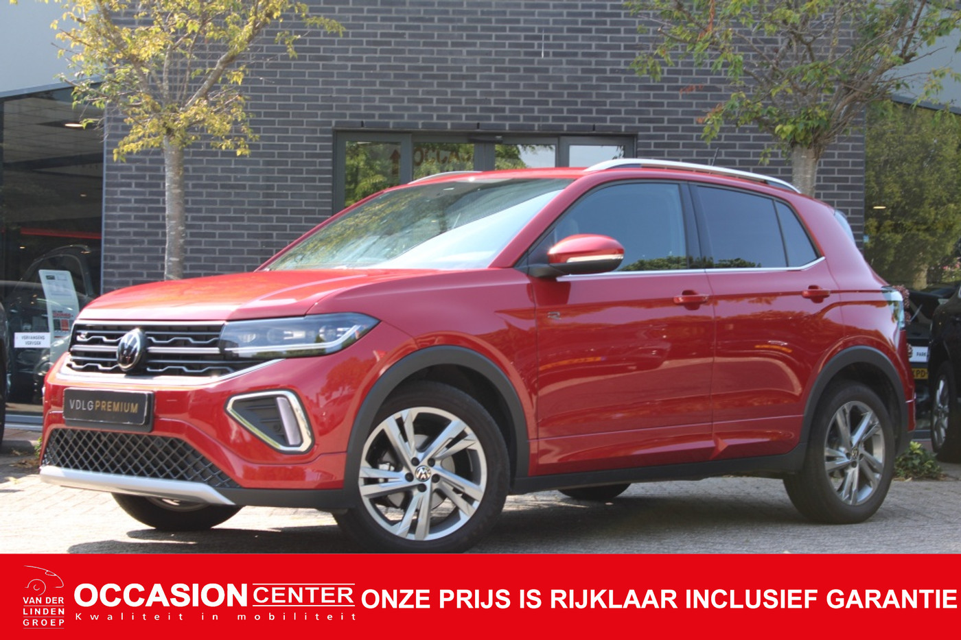 Volkswagen T-cross 1.0 TSI R-Line DSG Navi/Leer/17"/Cam "RIJKLAARPRIJS" 2025 - voorkant