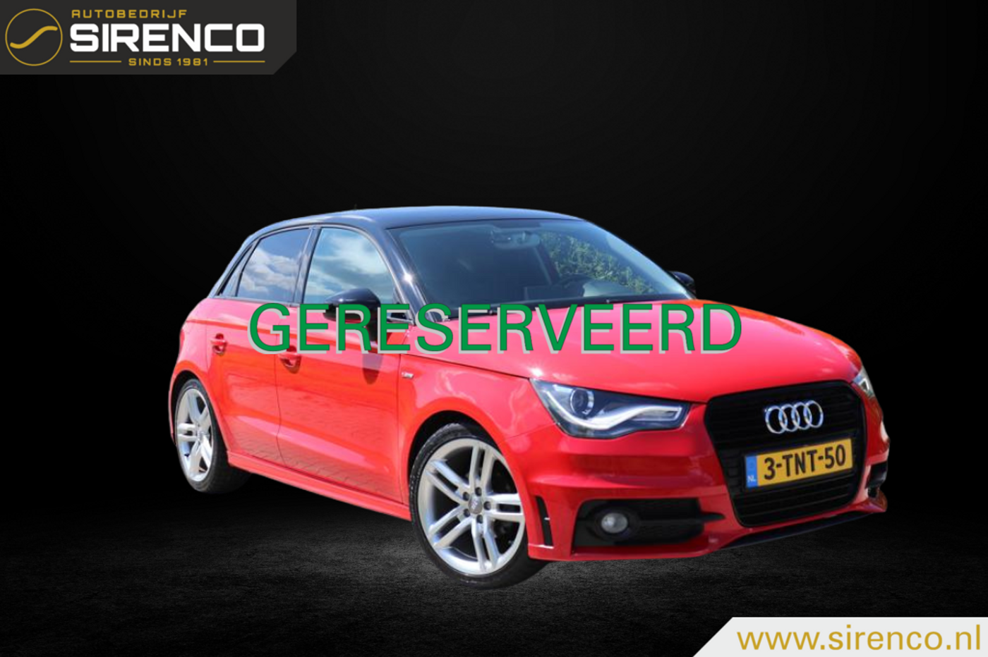 Audi A1 Sportback 1.2 TFSI S-line 3x | deels leder | Android auto & Apple carplay | camera | airco | cruise control | 2014 - voorkant