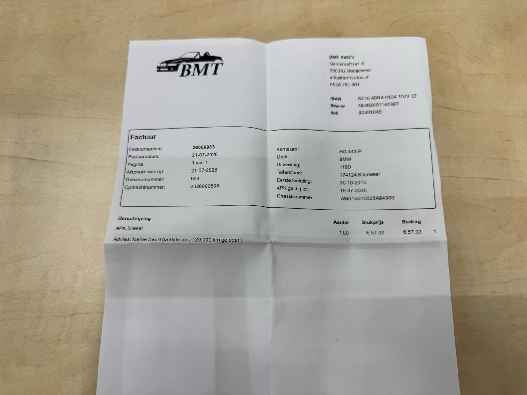 Foto van BMW 118d