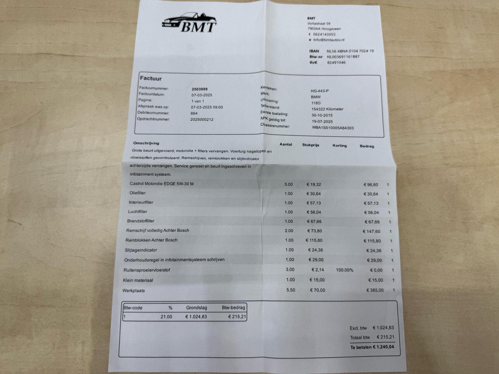 Foto van BMW 118d