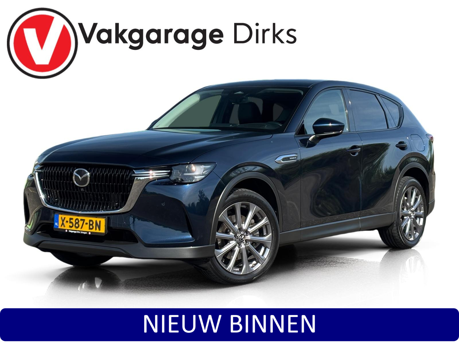 Mazda Mazda Cx-60 2.5 e-SkyActiv PHEV Exclusive-Line 2023 - voorkant