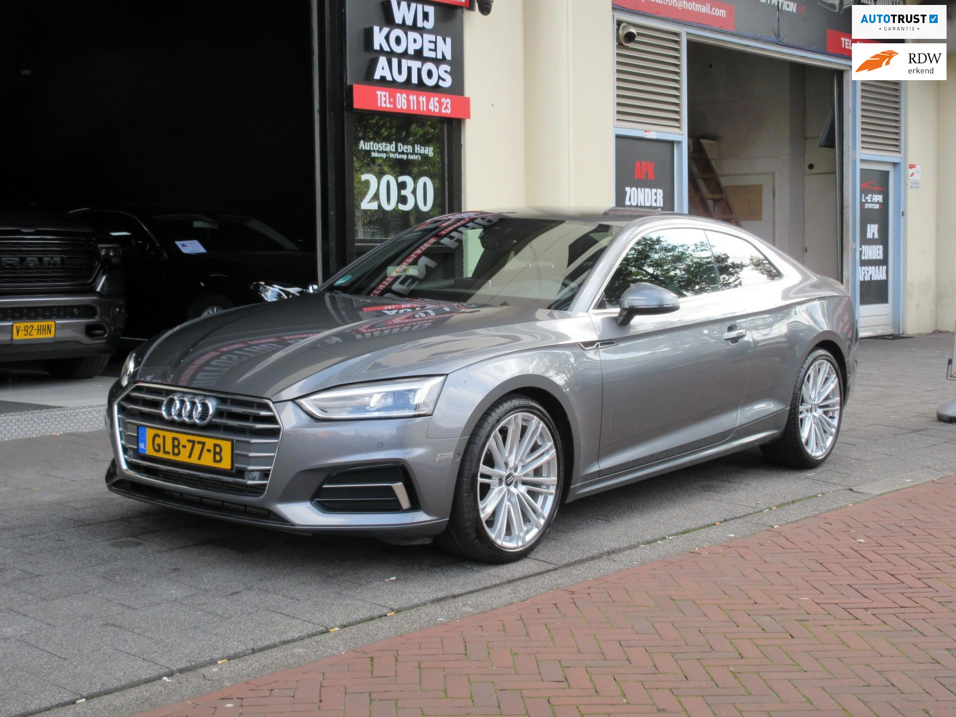 Audi A5 Coupe 2.0 TFSI 185kW/252Pk Leer Virtual Camera 19” 2018 - voorkant