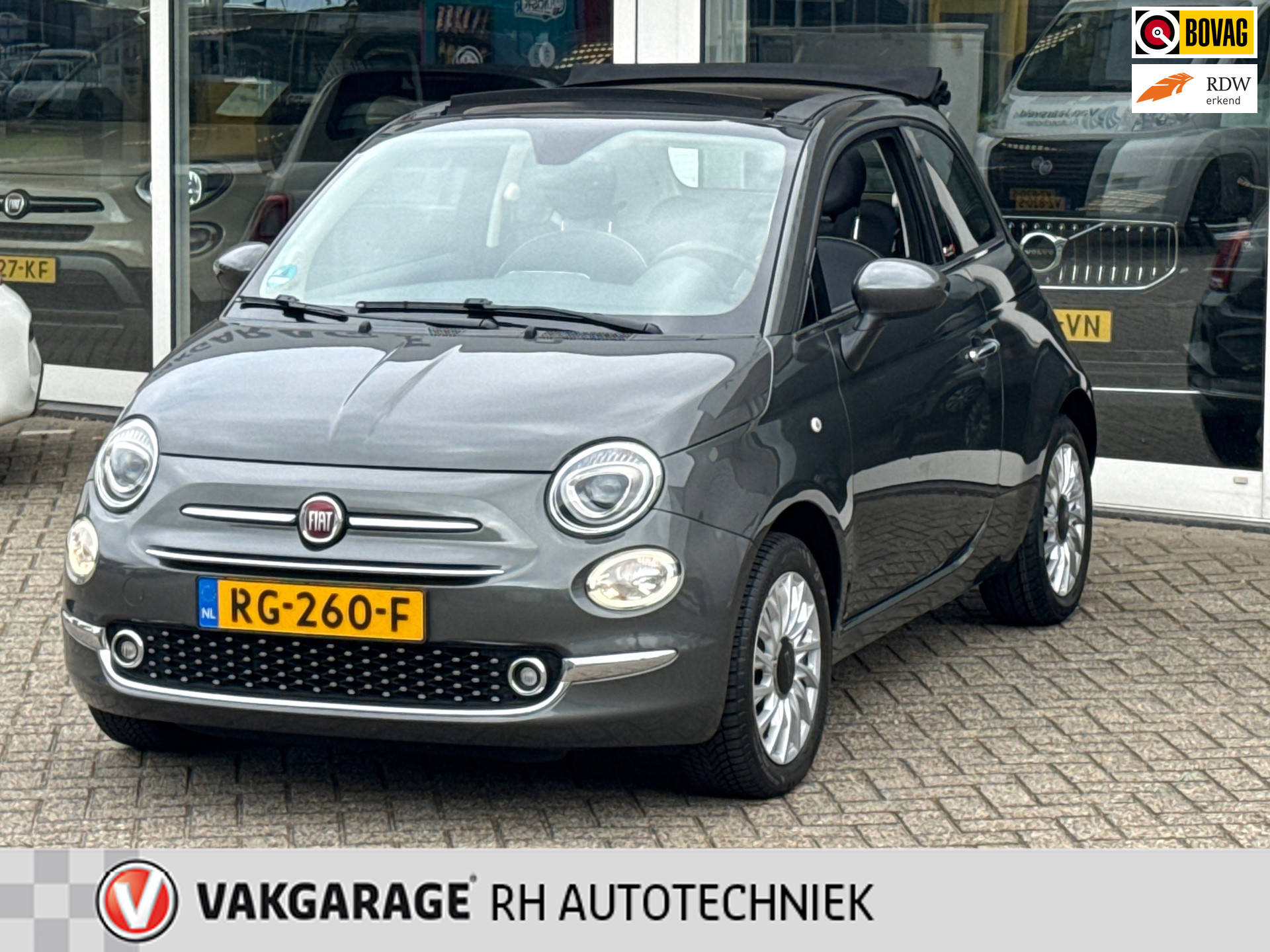 Fiat 500 C 1.2 Lounge 2017 - voorkant