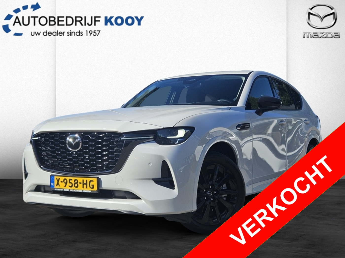 Mazda Mazda Cx-60 2.5 e-SkyActiv PHEV 327pk Homura / Convenience Pack / Driver Assistance pack / Trekhaak 2023 - voorkant