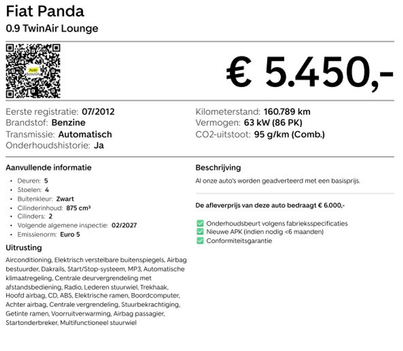 Foto van Fiat Panda