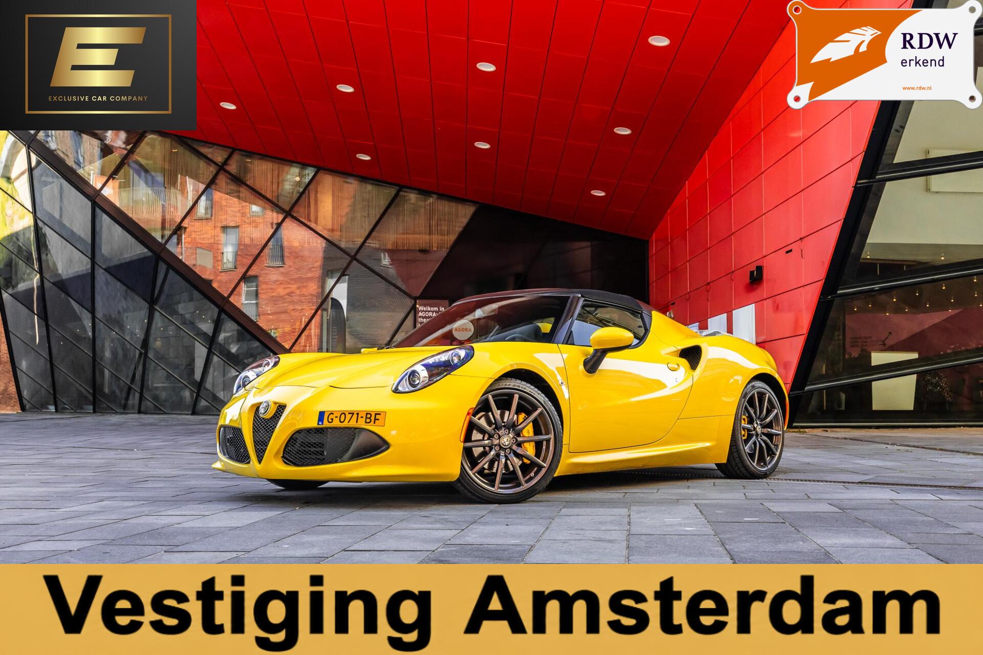 Alfa Romeo 4c Spider 1750TBI TCT | Giallo Prototipo | Carbon 2016 - voorkant