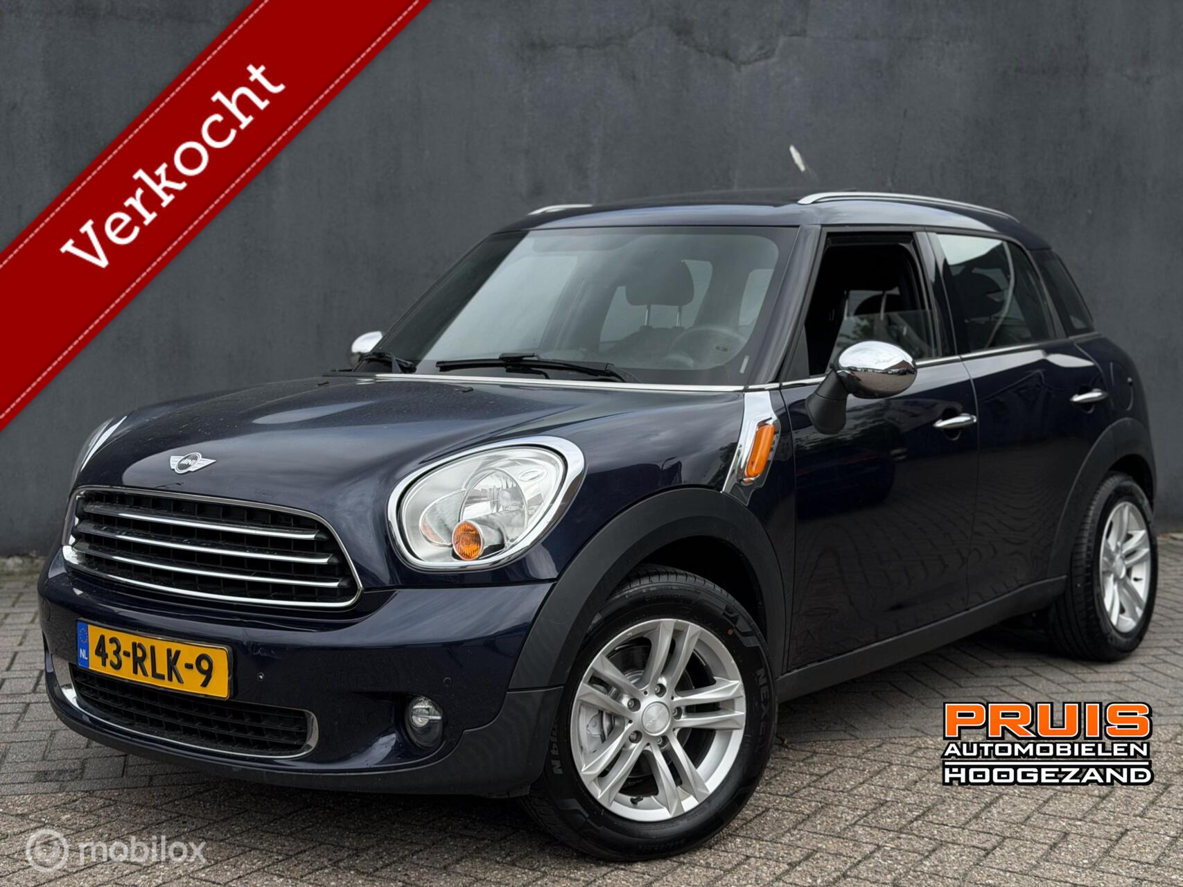 Mini One Countryman 1.6 One -AIRCO-DAKJE- Apk (NIEUW) *INRUIL MOGELIJK* 2011 - voorkant