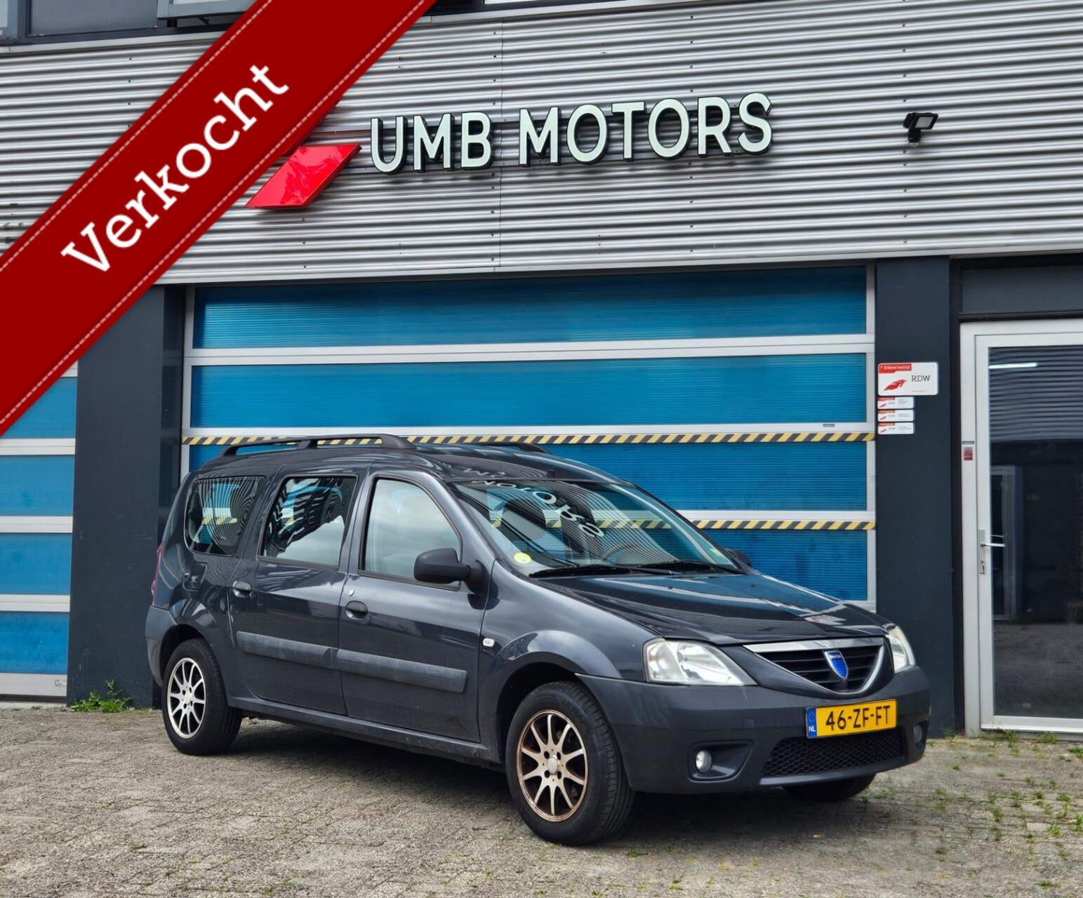 Dacia Logan 1.6-16V Blackline 7persoons AIRCO Rijdt Top 2008 - voorkant