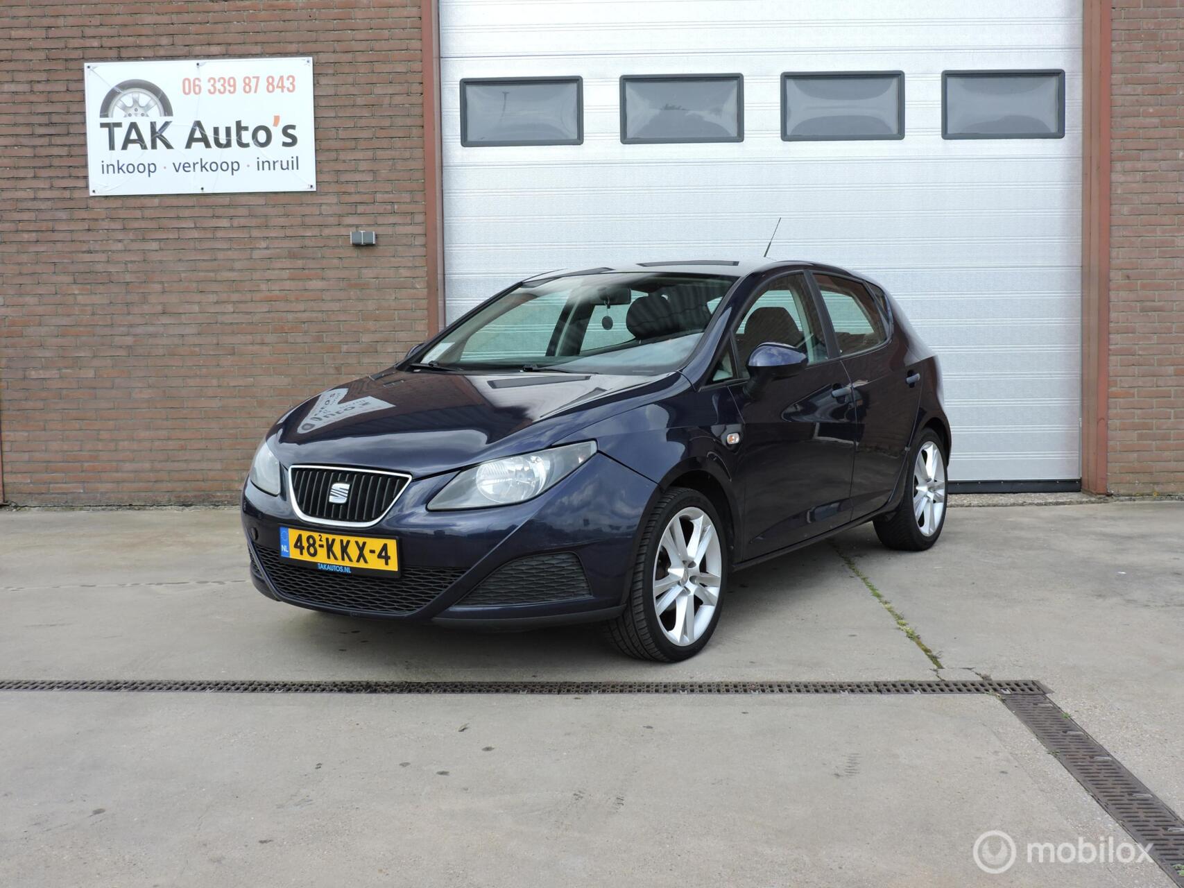 Seat Ibiza 1.2 Club/5DR/Airco/APK 4/3/2027 2010 - voorkant