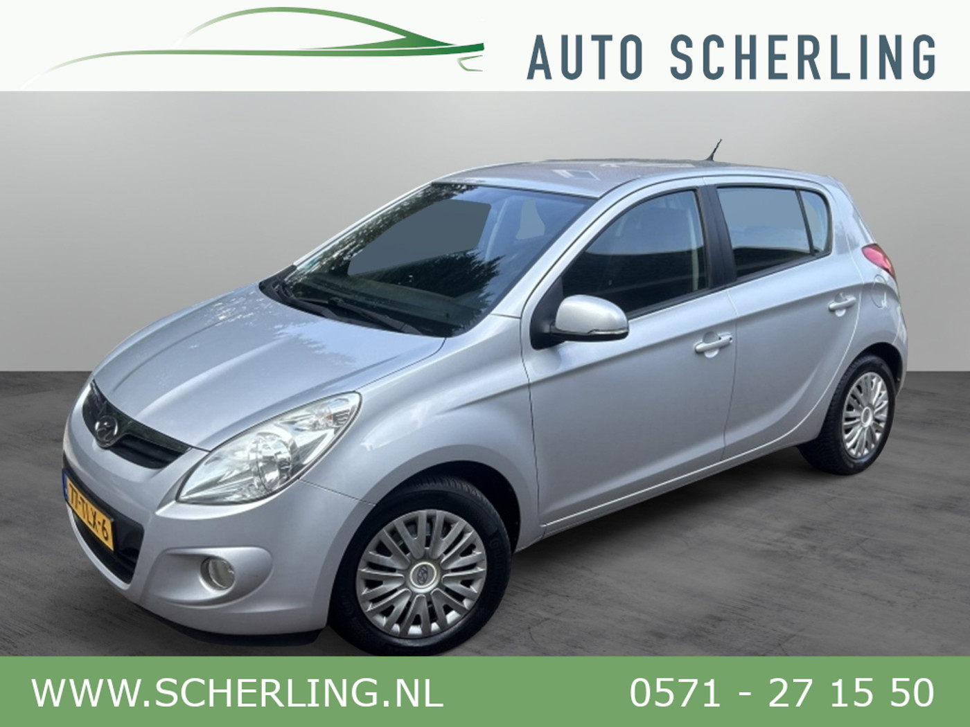 Hyundai I20 1.2i 5-deurs Plus Clima, Bluetooth, NL-auto! 2012 - voorkant