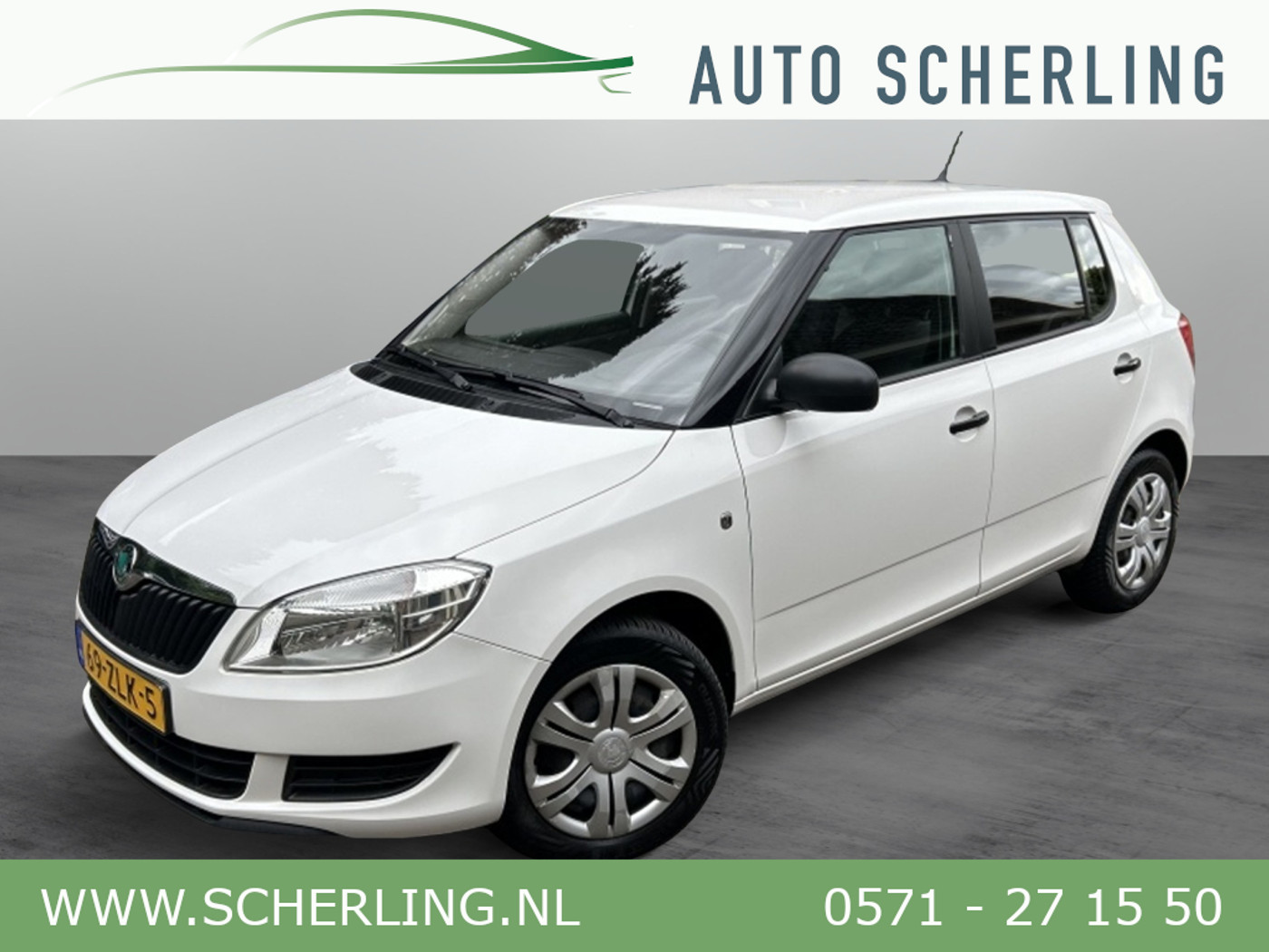 Skoda Fabia 1.2 TSI 5-drs. Arctic Airco 2013 - voorkant