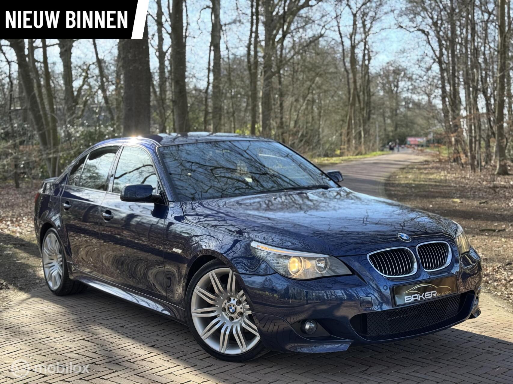 BMW 5er Reihe 523i Executive M-Sport - Leder - NAP - 2008 - voorkant