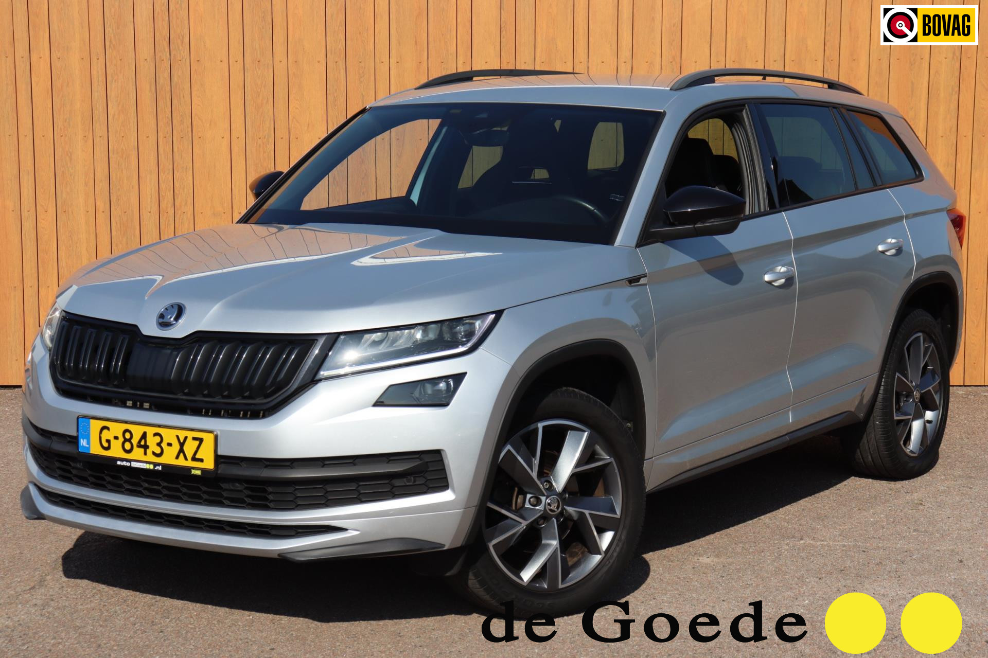 Skoda Kodiaq 1.5 TSI Sportline Business org. NL el.klep stoelverw. canton adapt.cruise camera 2020 - voorkant