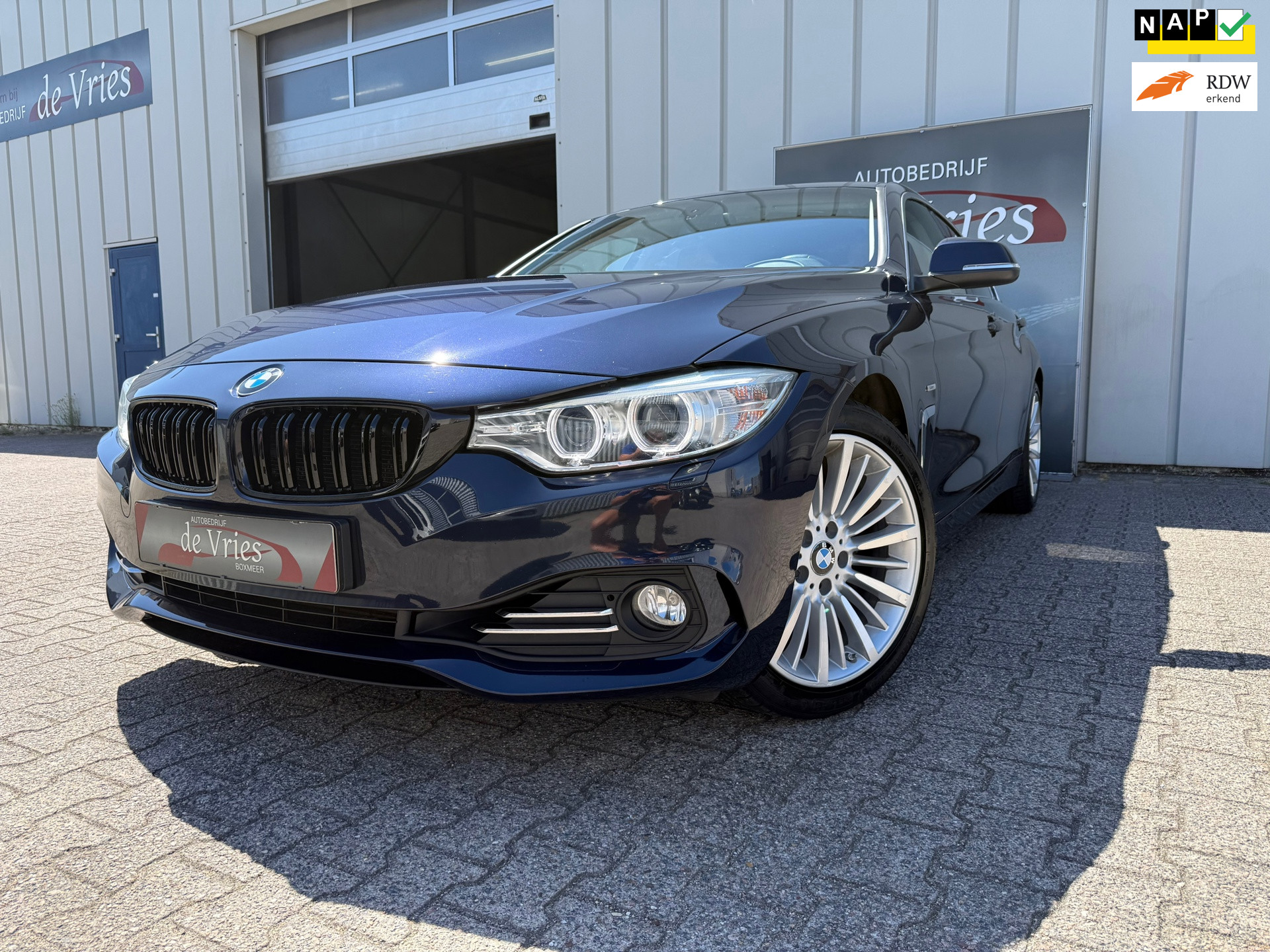 BMW 4-serie Gran Coupé 420i High Executive, Automaat, Leer, Xenon 2015 - voorkant